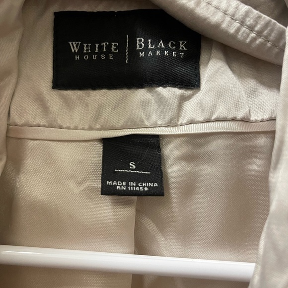 White House Black Market Cream Jacket - Picture 2 of 4